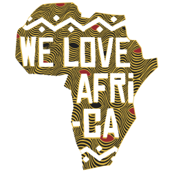 T-shirt WE LOVE AFRICA noir